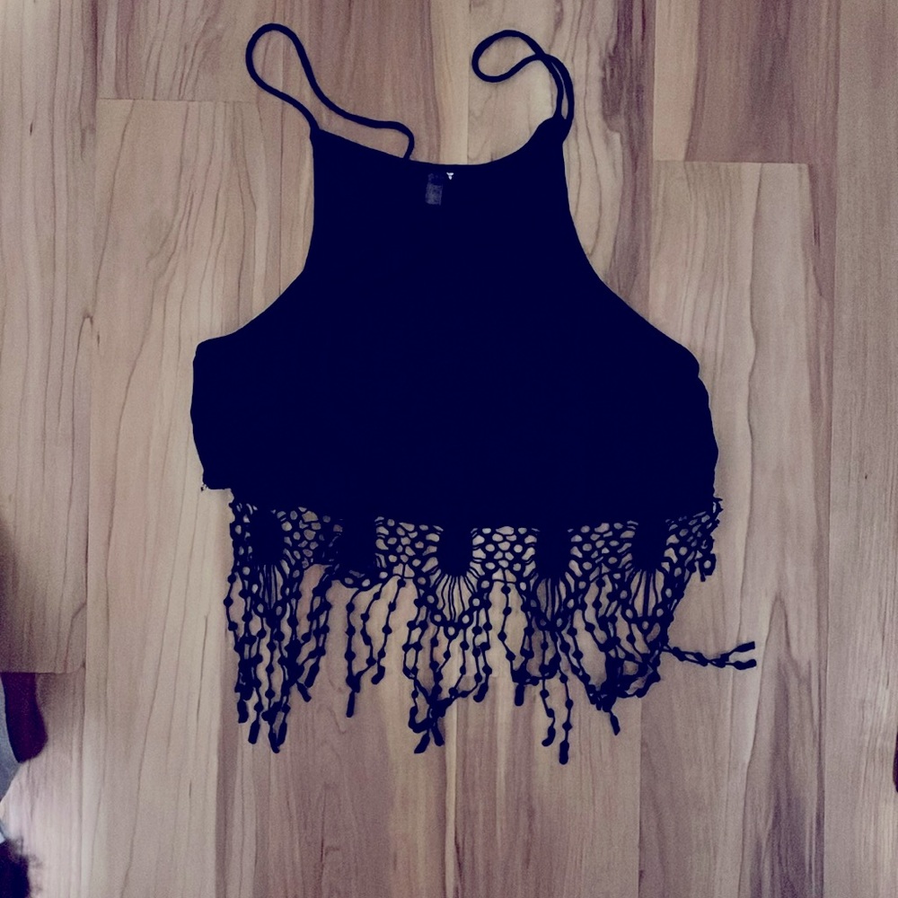 Black Crop Top